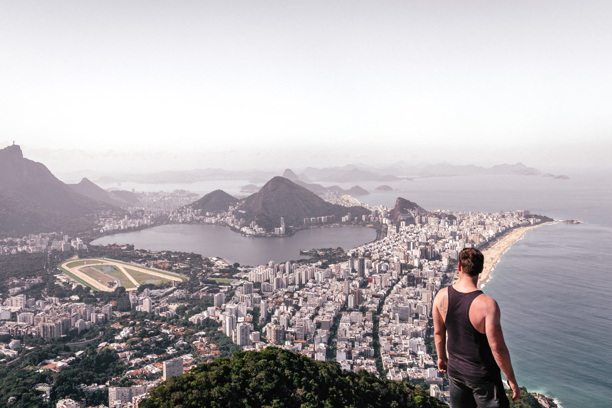 Standing above Rio De Janeiro