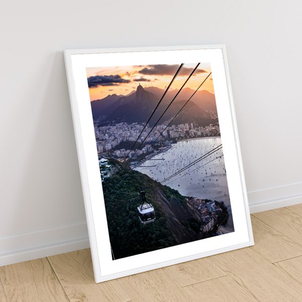 Framed print of rio de janeiro